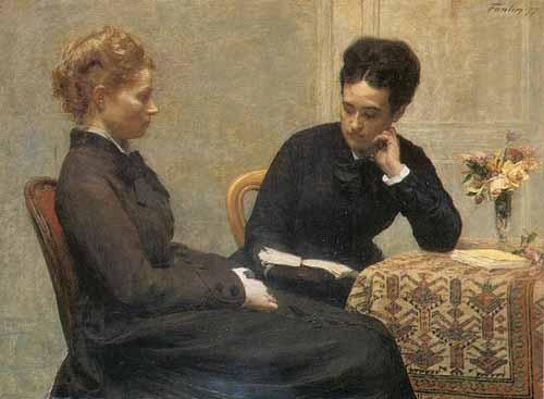 Henri Fantin-Latour The Reading